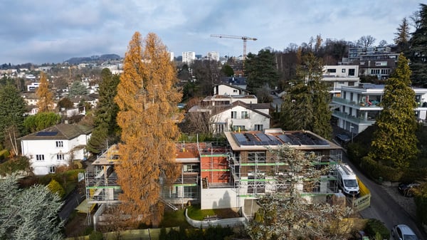 Magnifique appartement neuf de 1.5 pièces, calme, grande terrasse avec vue à Lausanne Chailly 1