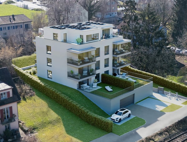 NEUBAU LAKESIDE STAAD: Gartenwohnung mit Terrasse, Licht und Stil 9
