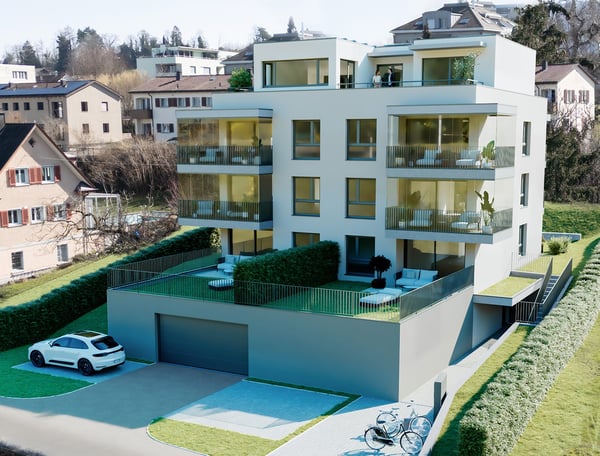 NEUBAU LAKESIDE STAAD: Gartenwohnung mit Terrasse, Licht und Stil 2