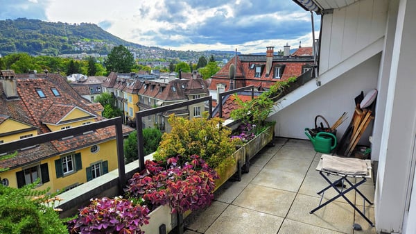 Total sanierte 1.5-Zimmer-Dachwohnung mit Fernblick auf Stadt und Berge in Bern-Kirchenfeld 4