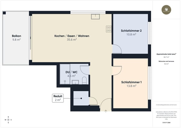 Moderne 1.5-Zimmer-Wohnung 12