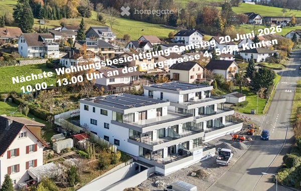 2.5 - 4.5 Zimmer-Terrassenwohnungen in Künten ab CHF 905'000.00 1