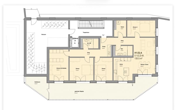 Erstbezug: Neue 2.5, 3.5, 4.5, 5,5-Zi-Wohnungen mit Terrasse/Balkon mit freier Aussicht in Eggenwil 22
