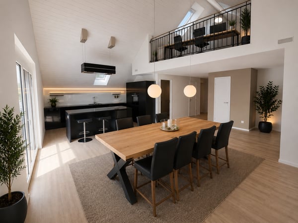 Exklusive Eigentumswohnung, 3.5-Zimmer Dachwohnung (Attika) (ursprünglich 4.5 Zimmer) mit Galerie 9