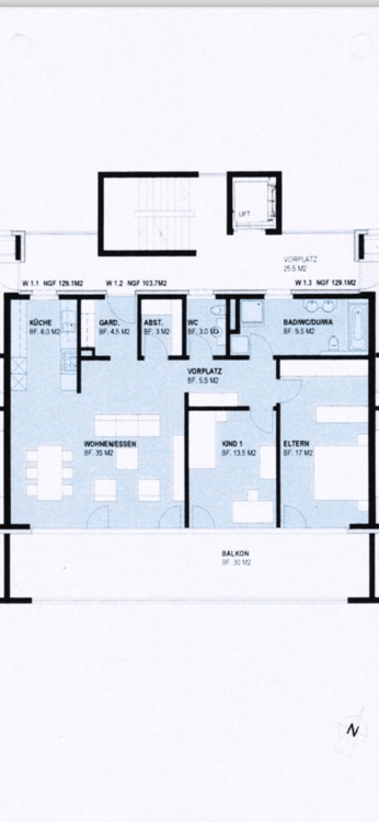 Wunderschöne 3.5-Zimmerwohnung an ruhiger und besonnter Lage 12
