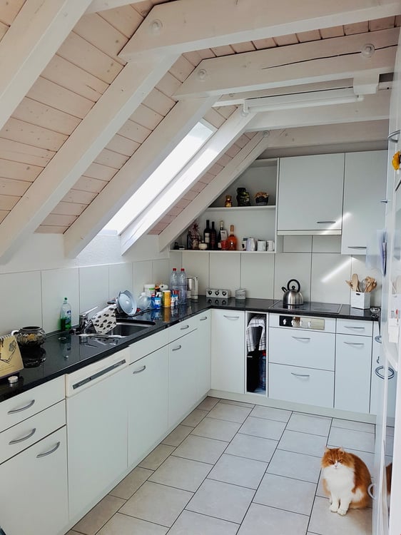 Charmante 3.5-Zimmer-Dachwohnung mit Balkon und inklusive Garagenplatz in Müslen 4