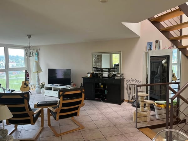 Maison mitoyenne triplex moderne à La Chaux-de-Fonds – 6 pièces avec garage et belle vue 6