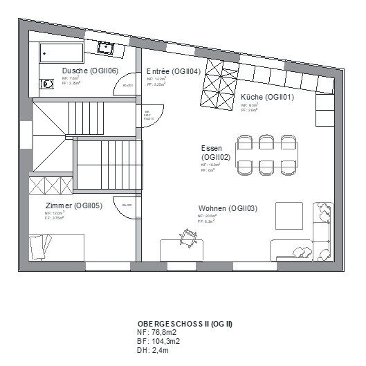 Neubau 7.5-Zimmer-Einfamilienhaus oder 2.5 und 4.5 Zweifamilienhaus in ruhiger Lage von Siblingen 16