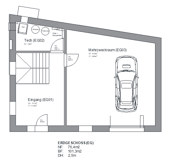 Neubau 7.5-Zimmer-Einfamilienhaus oder 2.5 und 4.5 Zweifamilienhaus in ruhiger Lage von Siblingen 13