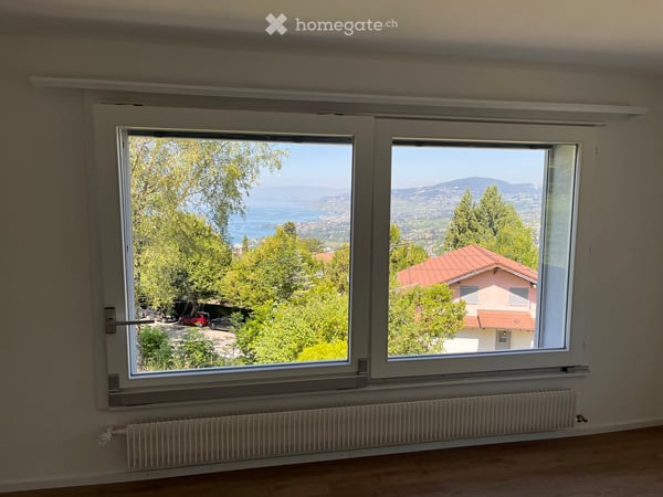 Dans la nature, appartement rénové à neuf, belle vue, 2 terrasses, jardin, hauts de Montreux 7