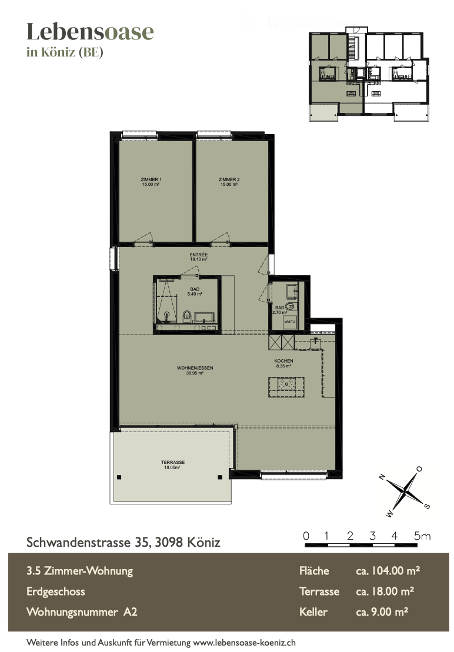Traumwohnung in Köniz bei Bern – Natur und Stadt im perfekten Einklang / Erstbezug 2
