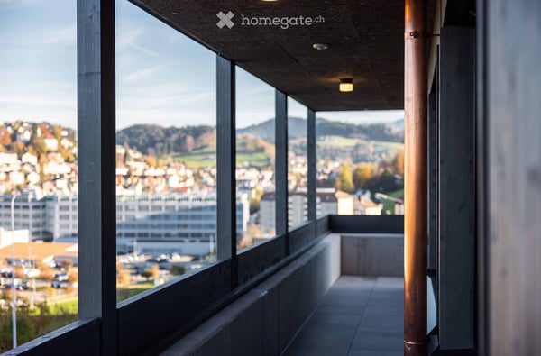 Luxuriöse 3.5-Zimmer Neubauwohnung mit grosser Terrasse + Aussicht in Herisau 17