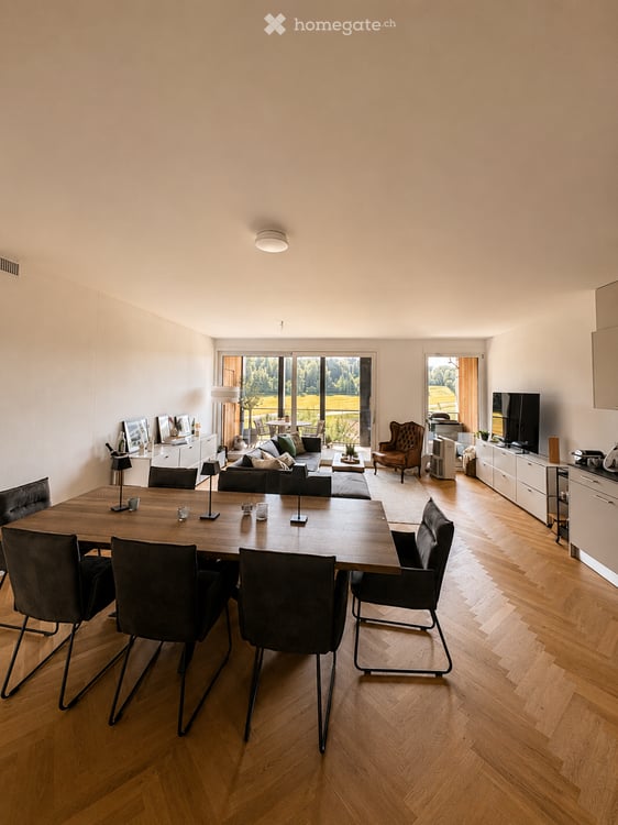 Moderne 3.5-Zimmer-Wohnung mit Balkon und herrlicher Aussicht in Stettlen 4