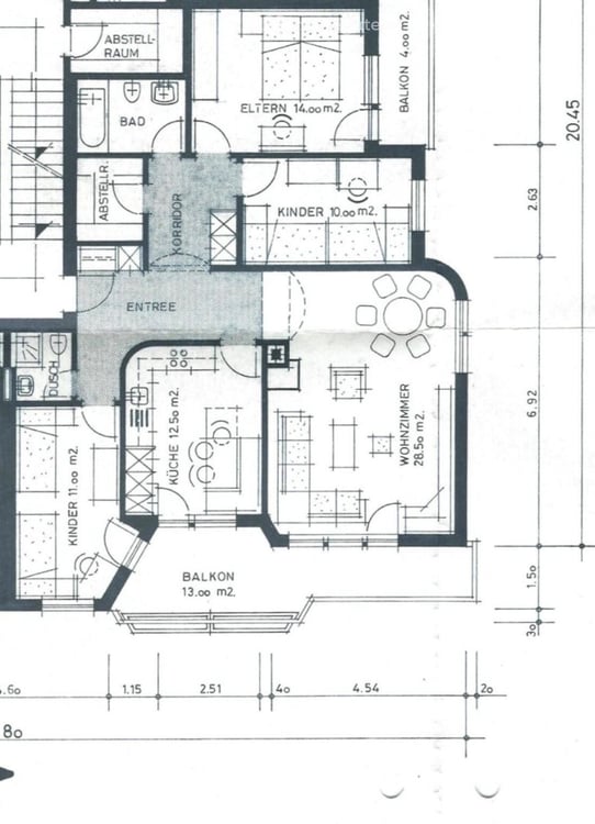 4½-Zimmer-Wohnung mit Renovationspotenzial, Gestaltungsspielraum und sofortigem Bezug in Glis 2