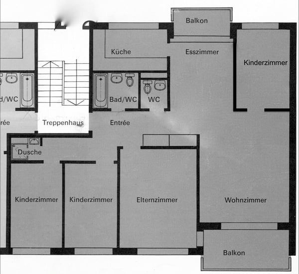 5.5-Zimmer-Wohnung im Grünen (und doch zentral) mit Balkon und schöner Aussicht in Baden 9