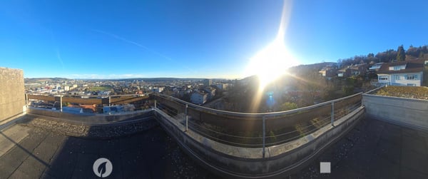 2.5p / 2.5-Zi mit privatem Rooftop & Parkplatz 7
