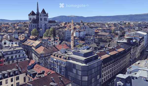 Bureau d'exception à Genève — immense terrasse, vue Jet d'Eau, clé en main, mobilier disponible 42