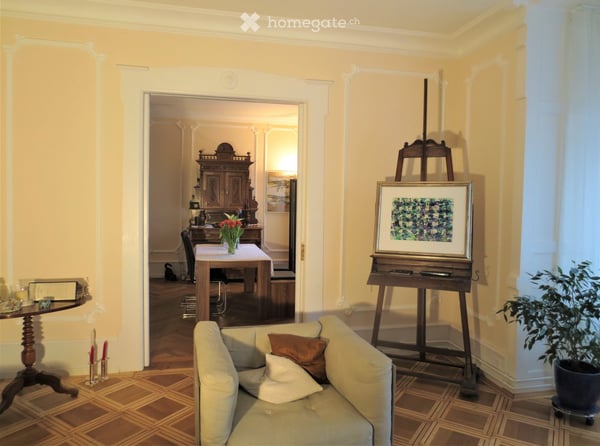 Villenquartier Kirchenfeld, stilvolle 4.5-Zimmer-Wohnung mit Garten 8