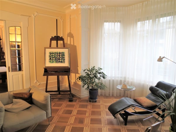 Villenquartier Kirchenfeld, stilvolle 4.5-Zimmer-Wohnung mit Garten 7