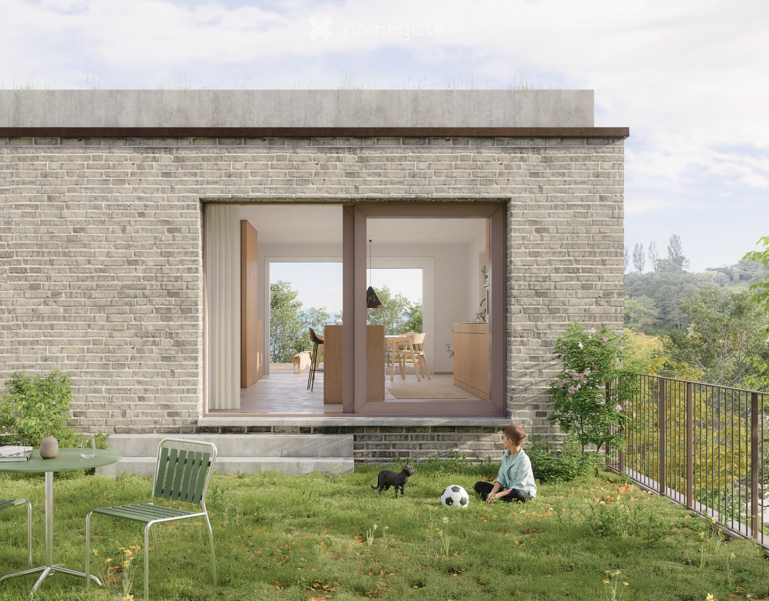 Immobilie in Paudex - Maison mitoyenne neuve de 5.5 pièces à Paudex – Vue, balcon et jardin - Bild 3