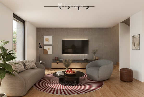 Modernes 5.5-Zimmer-Doppelhaus mit Attika-Terrasse und Garten – Neubau in Oftringen 5