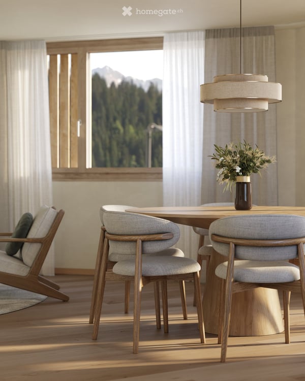 Exklusive 5.5-Zimmer-Neubauwohnung mit Weitsicht in Flims 2