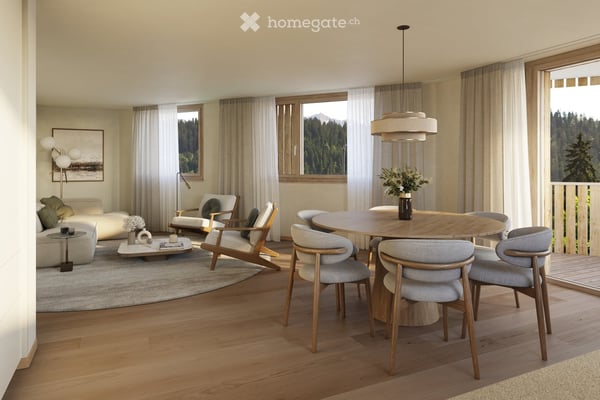 Exklusive 5.5-Zimmer-Neubauwohnung mit Weitsicht in Flims