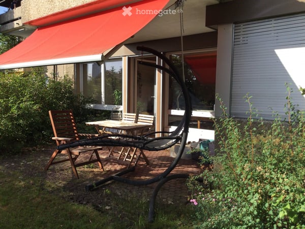 Sonnige, ruhige 3.5-Zimmer-Parterre-Wohnung mit eigenem Sitzplatz und eigener Waschküche 2