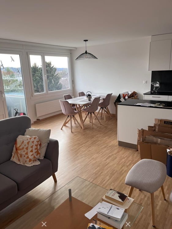 MAGNIFIQUE 3.5 pcs, balcon, vue sur les Alpes, rénové en 2022, état neuf 2