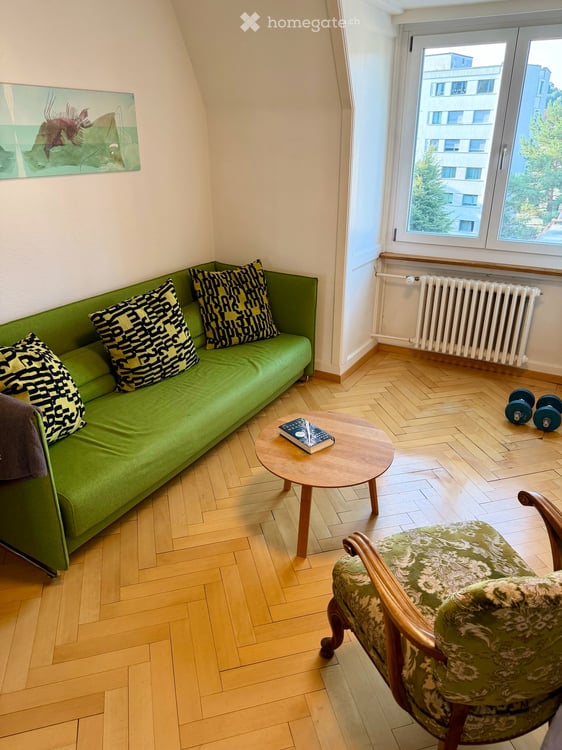 Charmante 3-Zimmer-Altbauwohnung inkl. Parkplatz an ruhiger und zentraler Lage in Zürich 3