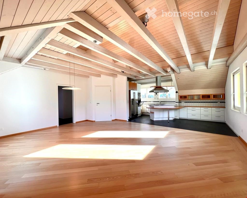 {"visible_features": [],    "type": "Room",    "description": "Open kitchen with modern appliances, wooden floors, white walls, wooden beams, refrigerator, cabinets, central island with sink and stove",    "localized_descriptions":        {        "E