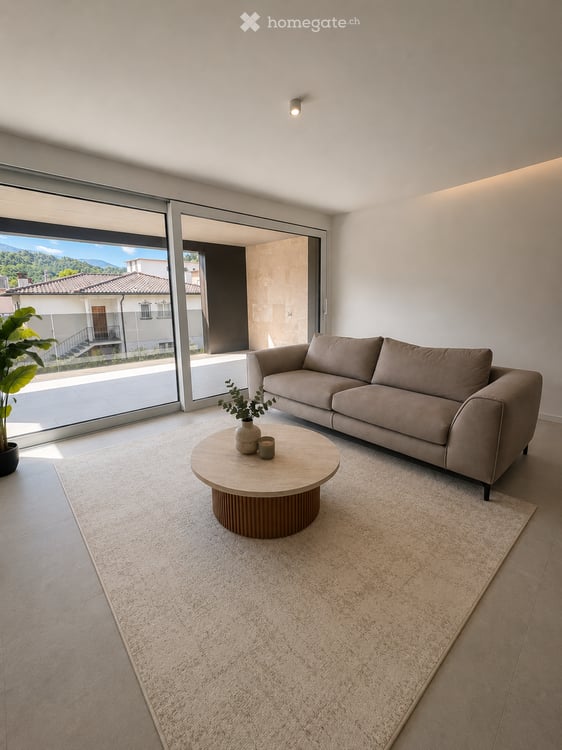 Zweitwohnsitz 3.5-Zimmer-Terrassenwohnung in Losone – Neubau 2026 3