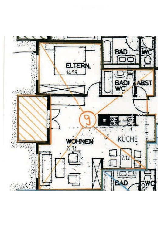 Moderne 2.5 Zimmer Wohnung mit Alpenpanorama und doppeltem Schlossblick 16