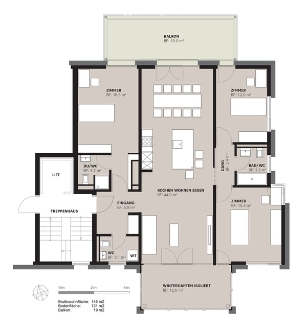 EINZIGARTIG: Homeoffice 3 Bäder eAuto Wintergarten Terrasse Fitness 13
