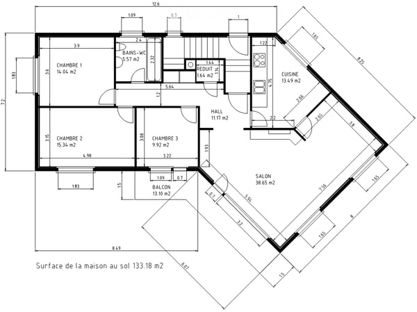 Grande villa familiale 6½ pièces avec vue 15