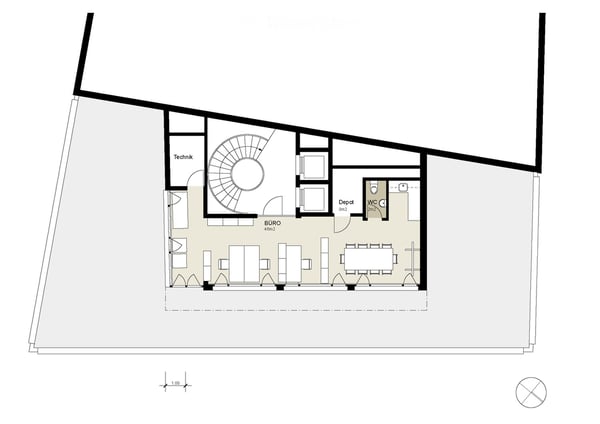 Bureau au cœur de Fribourg avec terrasse privative de 150 m², situation exceptionnelle 5