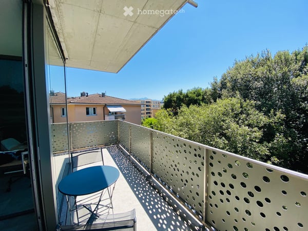 Grand studio moderne meublé avec superbe terrasse - 3ème étage - vue dégagée verdure et montagnes 6