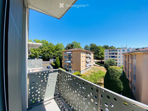 Grand studio moderne meublé avec superbe terrasse - 3ème étage - vue dégagée verdure et montagnes 5