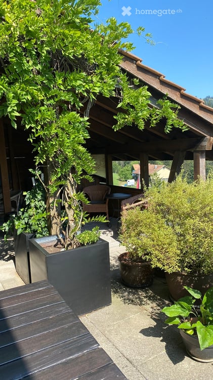 Sonnige 4.5-Zimmer-Terrassenwohnung mit Garage in Bühler AR 17