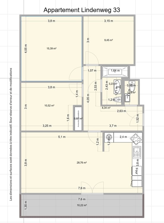 Seltene Gelegenheit im Lindenquartier – helle 1.5-Zimmer-Wohnung 5