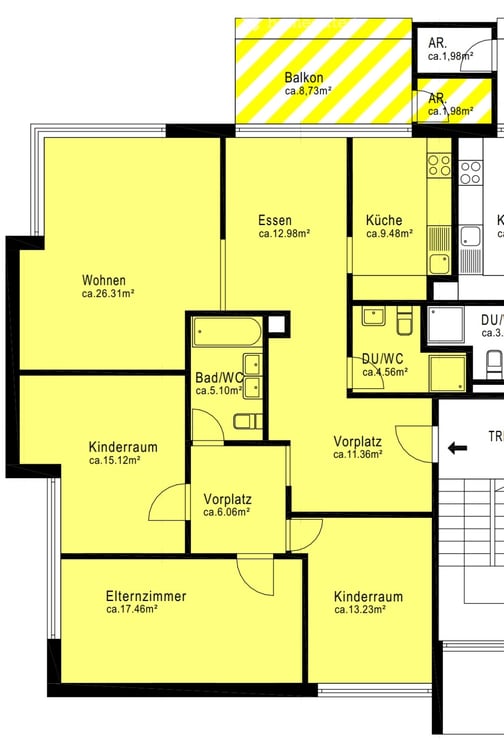 Grosszügige 4.5-Zimmer-Wohnung in Familienquartier in Sempach – ab sofort verfügbar! 14