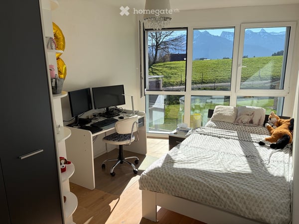 Grand 3.5 pc à Vuadens avec 2 places de parc 3