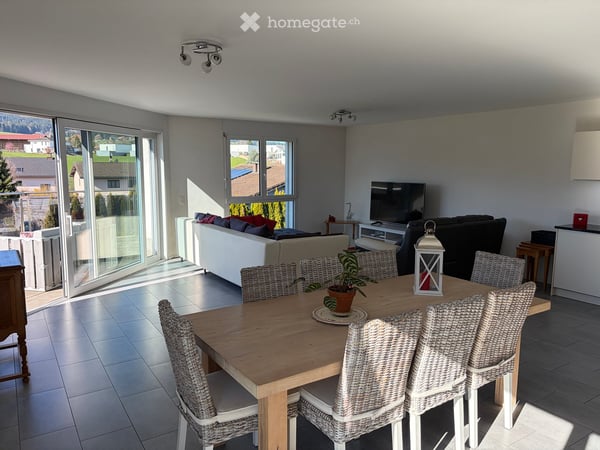 Grand 3.5 pc à Vuadens avec 2 places de parc 2