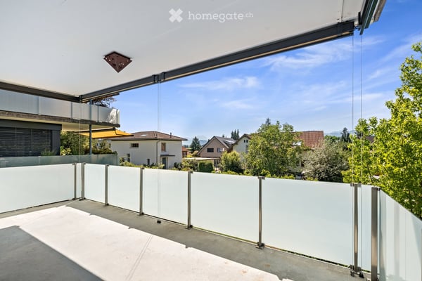 Grosszügige und gepflegte 2.5-Zimmer-Wohnung mit 31 m² Balkon in Widnau 13