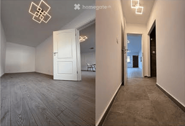 HALLE / DÉPÔT À LOUER –ENV. 757 M² AU SOL + ÉTAGE DE STOCKAGE + TERRAIN DE 1'800 M² - CHF 6'000/MOIS 6