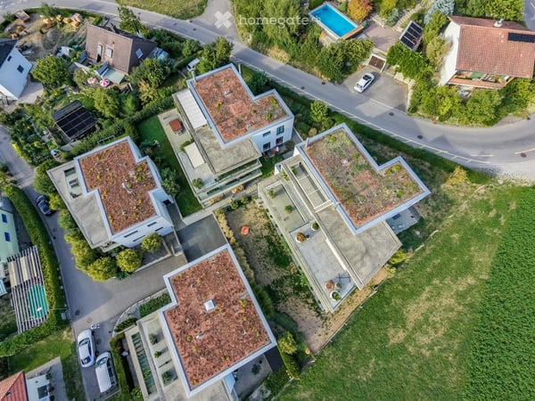 3.5-Zimmer-Attika mit Weitblick – 100 m² Terrasse & Studio 19