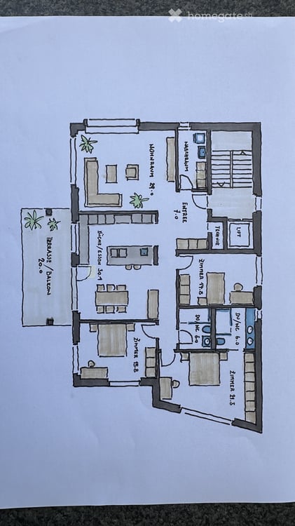 Moderne 1-Zimmer-Neubauwohnung mit Bergblick in Bad Ragaz 8