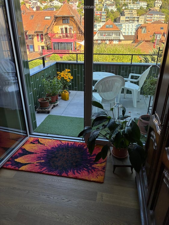 Appartement neuf de 2.5 pièces avec deux balcons à Peseux/NE, parking inclus. 7