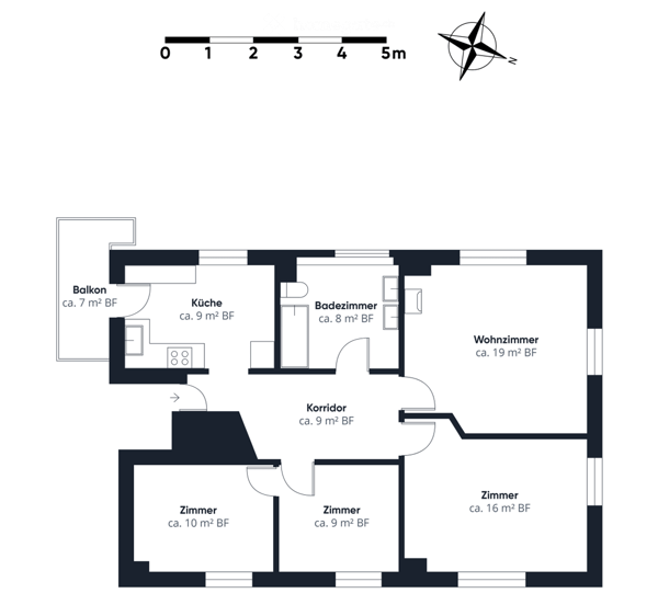 Helle 4.5-Zimmer-Wohnung mit Balkon und schöner Aussicht in Bonaduz 6