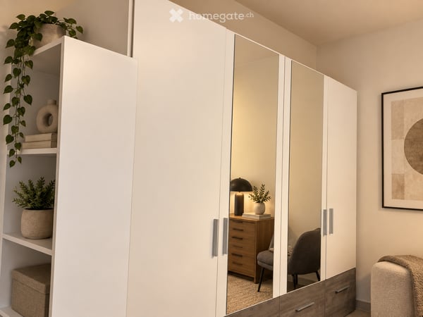 Appartement moderne de 2.5 pièces de 44m2 avec vue, rentabilité exceptionnelle de 17,1% annuelle